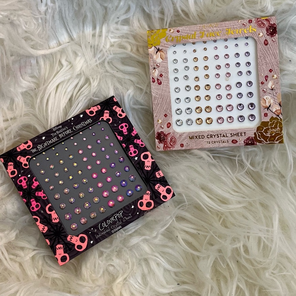 Two Colourpop face jewels